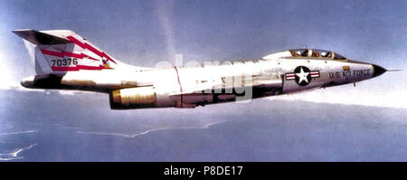 60 Fighter-Interceptor Squadron McDonnell F-101B Voodoo 57-0376. Stockfoto