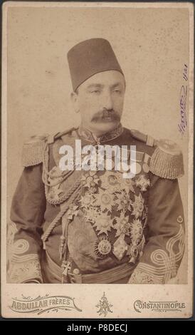 Sultan Abdülhamid II. (1842-1918), Kaiser der Osmanen, der Kalif der Gläubigen. Museum: private Sammlung. Stockfoto