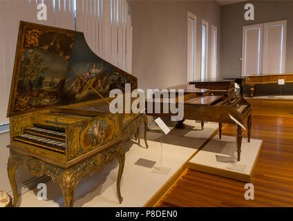 Yale University Sammlung von Musikinstrumenten New Haven CT Stockfoto