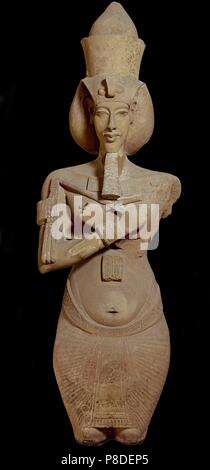 Statue des Echnaton. Museum: Ägyptisches Museum, Kairo. Stockfoto