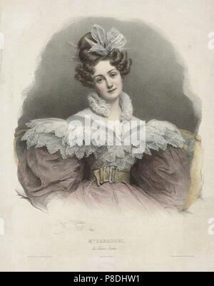 Maria Caterina Rosalbina Caradori-Allan (1800-1865). Museum: private Sammlung. Stockfoto