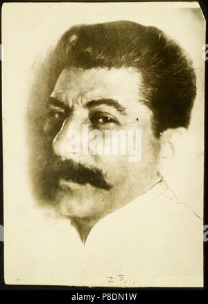 Porträt von Joseph Stalin (1879-1953). Museum: Staatliche Russische Film und Foto Archiv, Krasnogorsk. Stockfoto