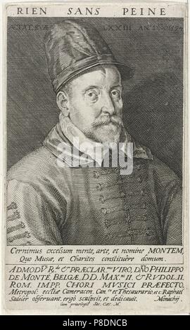 Portrait des Komponisten Philippe de Monte (1521-1603). Museum: Rijksmuseum, Amsterdam. Stockfoto