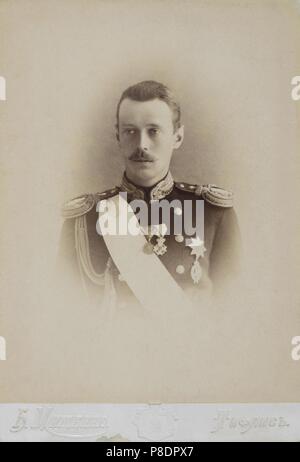 Portrait of Grand Duke George Alexandrowitsch von Russland (1871-1899). Museum: Staatliche Eremitage, St. Petersburg. Stockfoto