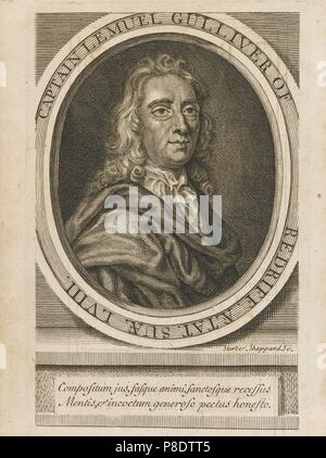 Portrait von Jonathan Swift (1667-1745). Museum: private Sammlung. Stockfoto