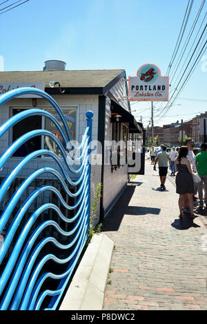 Portland Hummer Firma, Restaurant, Portland, Maine Stockfoto