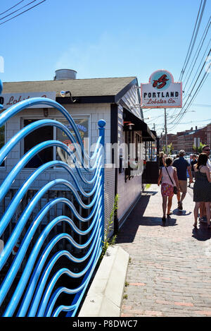 Portland Hummer Firma, Restaurant in Portland, Maine Stockfoto