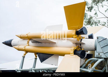 Thunderbird AA Raketen, Woomera Rocket Range Stockfoto