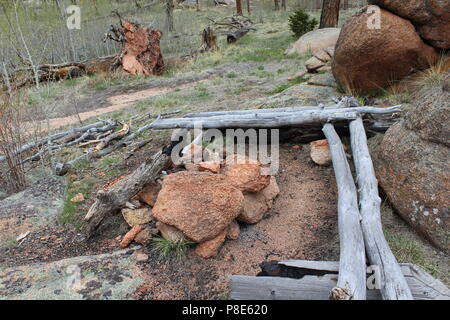 Hankins Pass Trail Wanderung Stockfoto