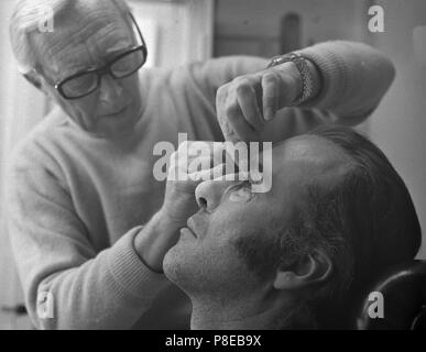 Ich Monster (1971) Christopher Lee, gebildet von Make-up Artist Harry Frampton, Datum: 1971 Stockfoto