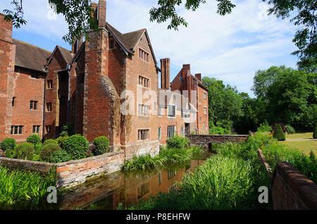 Harvington Hall Stockfoto