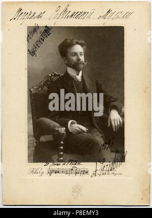 Portrait des Komponisten Alexander Skrjabin (1872-1915). Museum: A.Skrjabin Memorial Museum, Moskau. Stockfoto