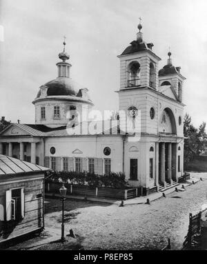 Die Kirche der Gottesmutter von der Jungfrau am Mogiltsy in Moskau. Museum: Staatliche Russische Film und Foto Archiv, Krasnogorsk. Stockfoto