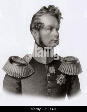 Prinz Karl von Preußen (1801-1883). Museum: Landesmuseum von A. S. Puschkin, Moskau. Stockfoto