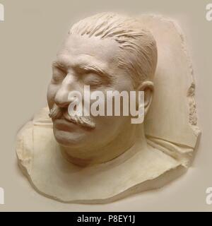 Totenmaske von Joseph Stalin (1879-1953). Museum: Staatliches Historisches Museum, Moskau. Stockfoto