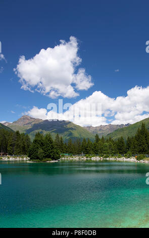 Ponte di Legno (BS), Italien, die valbione See Stockfoto