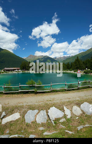 Ponte di Legno (BS), Italien, die valbione See Stockfoto