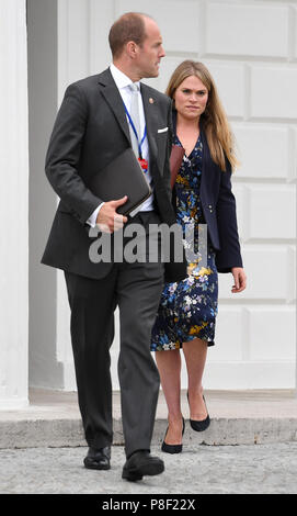 Die Herzogin von Sussex's private Assistant Secretary Amy Pickerill bei Aras eine Uactharain in Dublin, Irland. Stockfoto