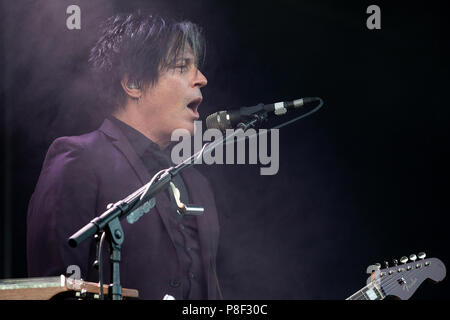 Queens of the Stone Age live im Vergnügungspark Liseberg Mit: Troy Van Leeuwen, Queens of the Stone Age Wo: Göteborg, Schwedischen und Bohuslän, Schweden Wann: 09 Jun 2018 Credit: Mats Andersson/WENN.com Stockfoto