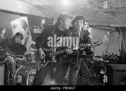 Stardust (1974) David Essex, Dave Edmunds, Keith Moon, Datum: 1974 Stockfoto