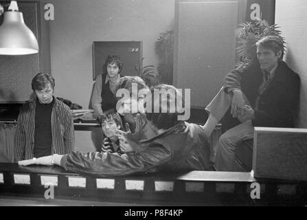 Stardust (1974) David Essex, Keith Moon, Adam Faith, Dave Edmunds, Datum: 1974 Stockfoto