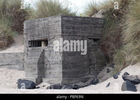 Weltkrieg 2 Bunker Stockfoto