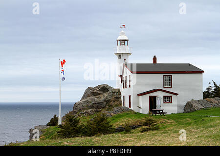 Reisebericht - Neufundland, Kanada, Leuchtturm, Lightstation Stockfoto