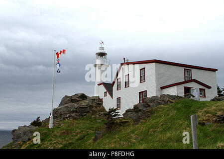 Reisebericht - Neufundland, Kanada, Leuchtturm, Lightstation Stockfoto