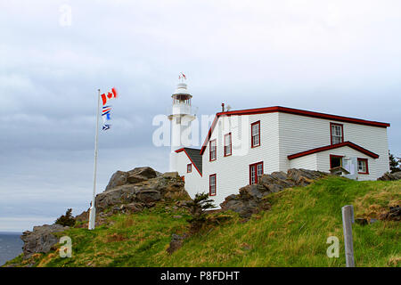 Reisebericht - Neufundland, Kanada, Leuchtturm, Lightstation Stockfoto