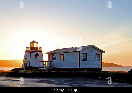 Reisebericht - Neufundland, Kanada, Leuchtturm, Lightstation Stockfoto