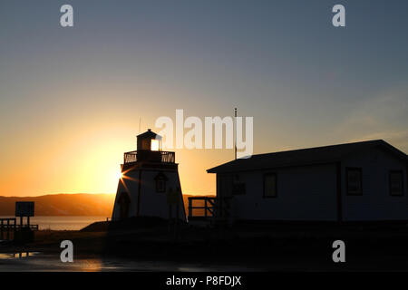 Reisebericht - Neufundland, Kanada, Leuchtturm, Lightstation Stockfoto