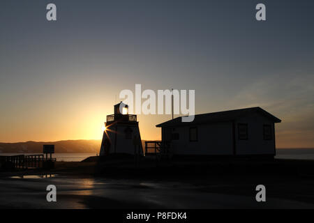 Reisebericht - Neufundland, Kanada, Leuchtturm, Lightstation Stockfoto