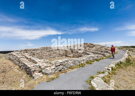 Gran Quivira, Reste einer Tompiro Indian Pueblo Village, New Mexico, USA Stockfoto