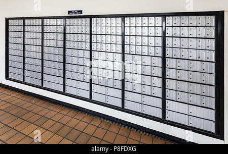 Mailboxen, US Post Office, USA Stockfoto
