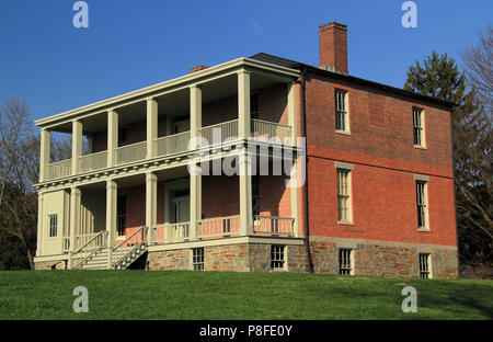 Die lockwood Haus, 1848 erbaut, diente zahlreichen Zwecken während des Amerikanischen Bürgerkrieges und wurde später eine Schule für ehemalige Sklaven in Harpers Ferry Stockfoto