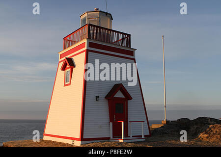 Reisebericht - Neufundland, Kanada, Leuchtturm, Lightstation Stockfoto