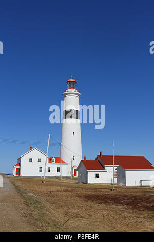 Reisebericht - Neufundland, Kanada, Leuchtturm, Lightstation Stockfoto