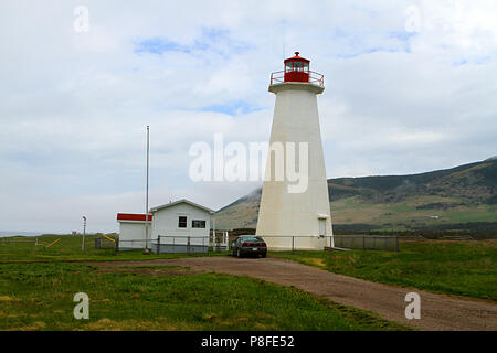 Reisebericht - Neufundland, Kanada, Leuchtturm, Lightstation Stockfoto