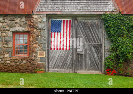 Scheune Bauernhof, Bar Harbor, Maine Stockfoto