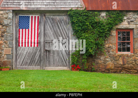 Scheune Bauernhof, Bar Harbor, Maine Stockfoto