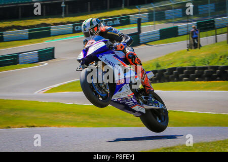 Peter Hickman 28/06/2018 BSB-Test Cadwell Park Stockfoto