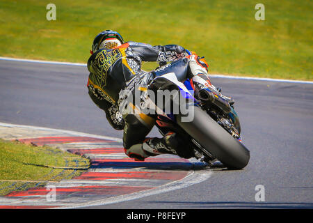 Peter Hickman 28/06/2018 BSB-Test Cadwell Park Stockfoto