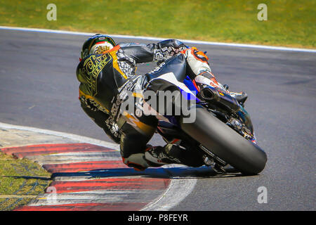 Peter Hickman 28/06/2018 BSB-Test Cadwell Park Stockfoto