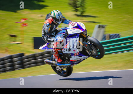 Peter Hickman 28/06/2018 BSB-Test Cadwell Park Stockfoto