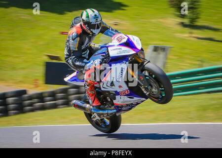 Peter Hickman 28/06/2018 BSB-Test Cadwell Park Stockfoto