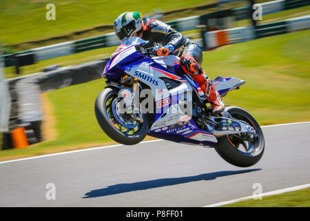 Peter Hickman 28/06/2018 BSB-Test Cadwell Park Stockfoto