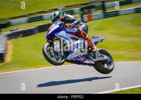 Peter Hickman 28/06/2018 BSB-Test Cadwell Park Stockfoto