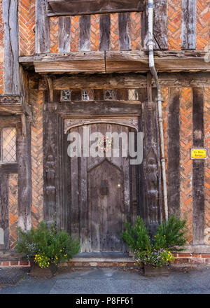 De Vere Haus in Lavenham, Suffolk, in Harry Potter und die Heiligtümer des Todes Teil 1, als das Haus, in dem Harrys Eltern getötet wurden von Herrn empfohlene Stockfoto