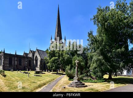 Die Kirche St. Maria, der Jungfrau und der Pest. Stockfoto