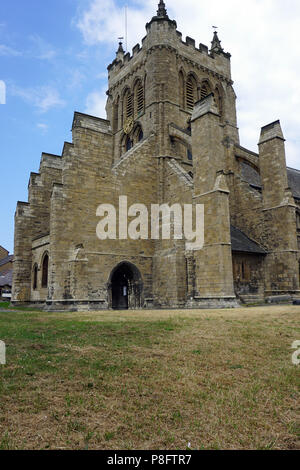 St Hilda alte Kirche auf der Landspitze in Hartlepool GROSSBRITANNIEN Stockfoto